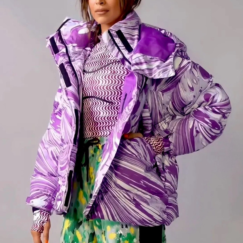 Stella McCartney Printed Padded Winter Jacket